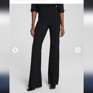 The Perfect Pant! Hi-Rise Flare, Charcoal Heather. Petite Small.